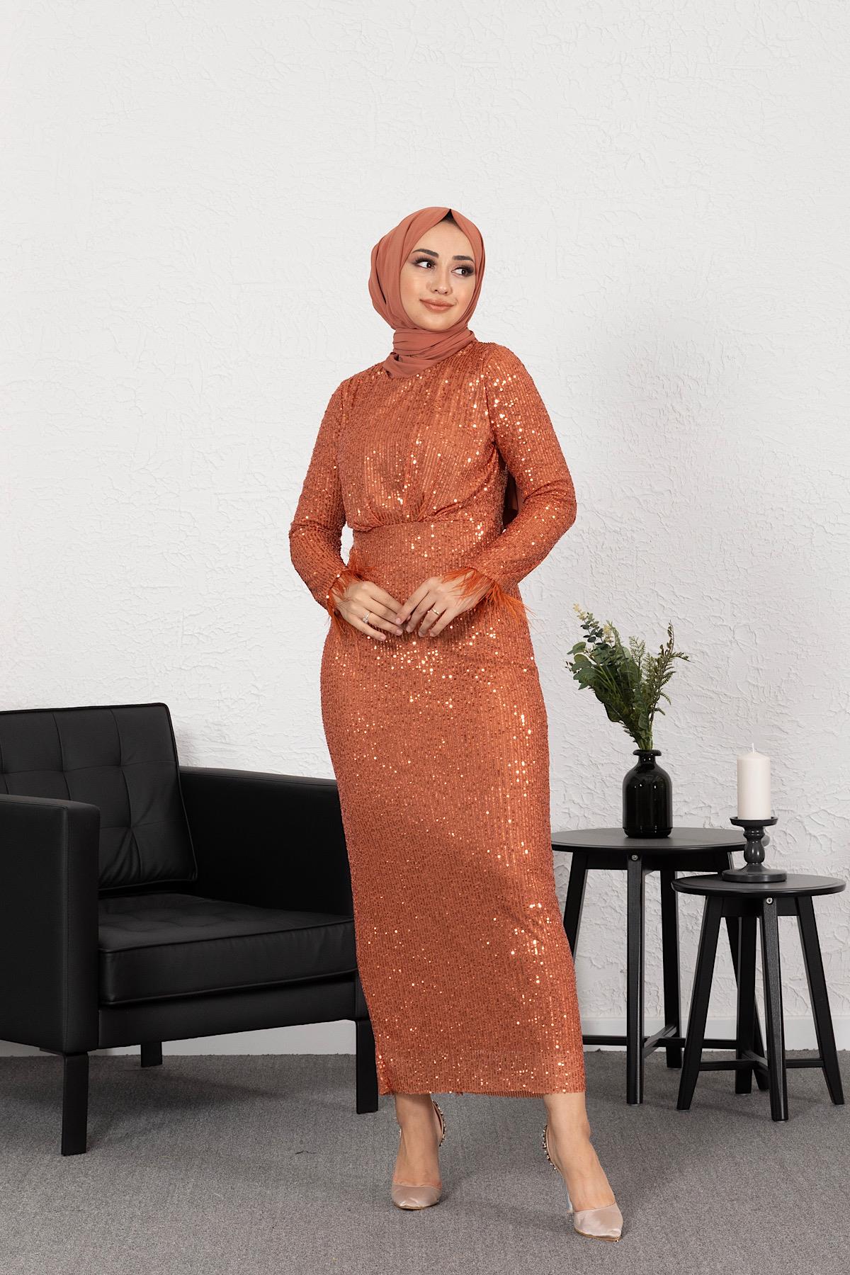 Pul Payet Balık Abiye Gold