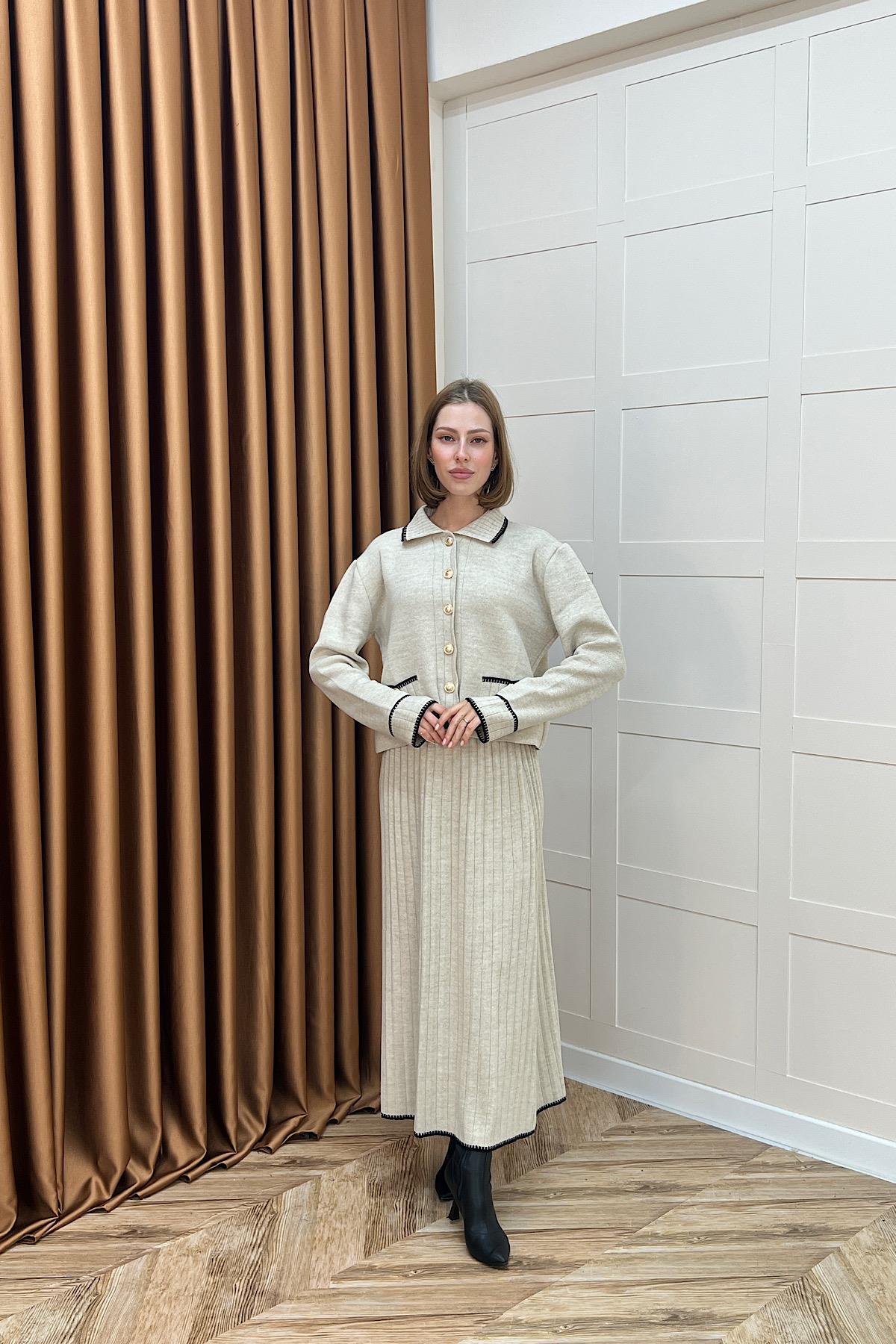 Roma Etekli Triko Takım Taş