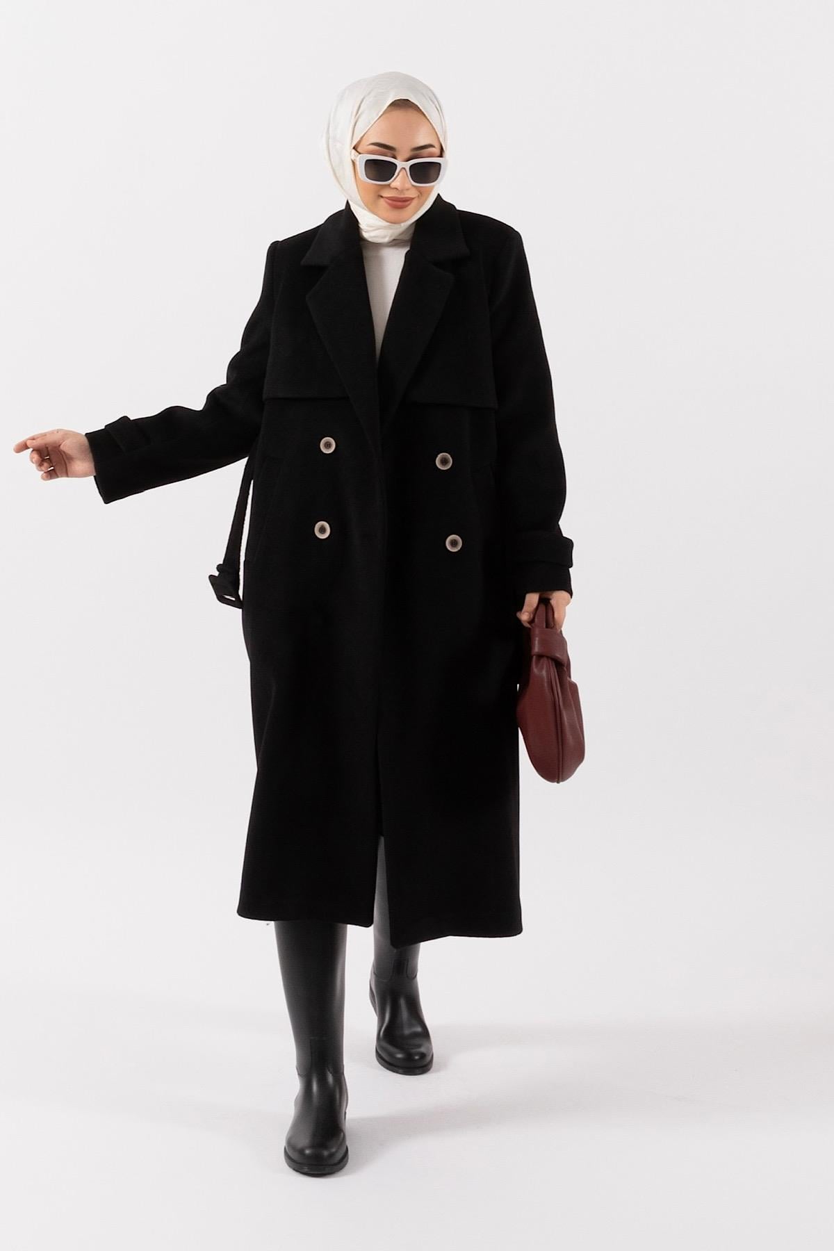 Salia Omuz Detay Kaban Siyah