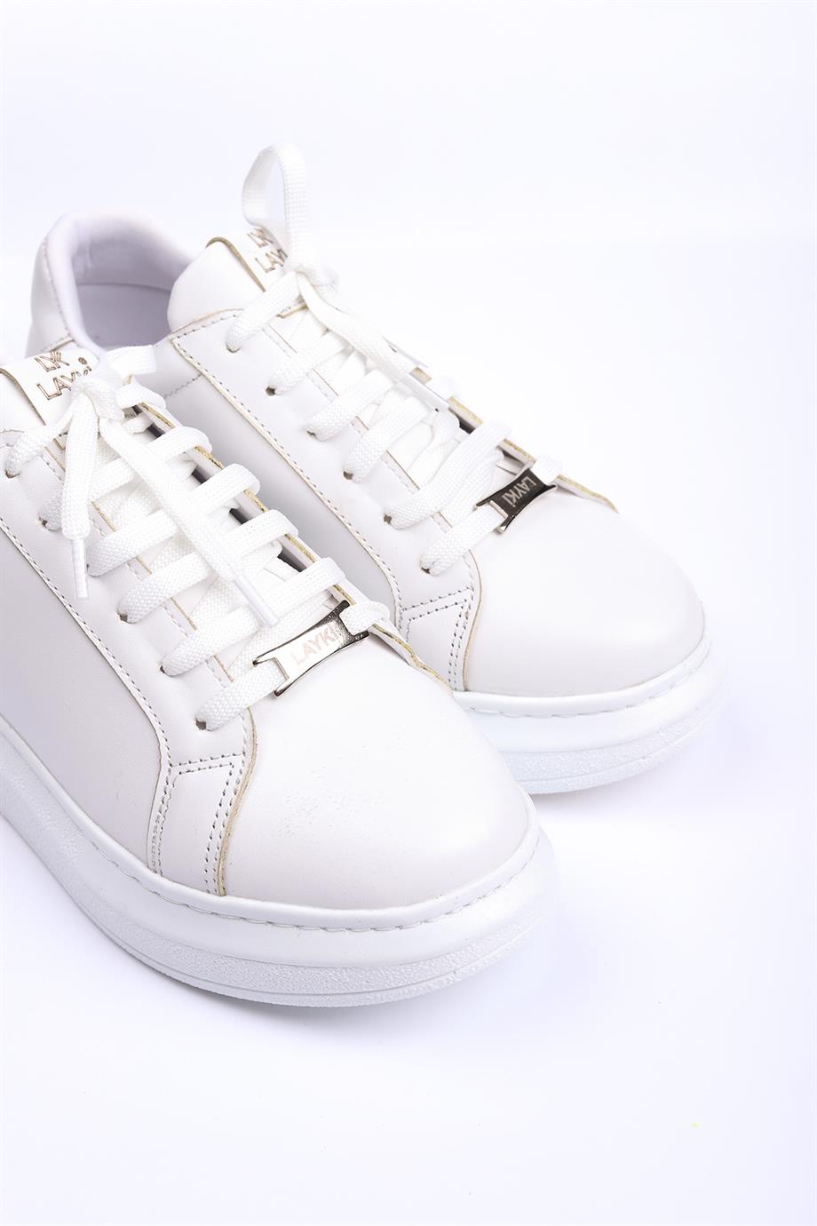 Lovely Beyaz Renkli Kadın Spor Ayakkabı