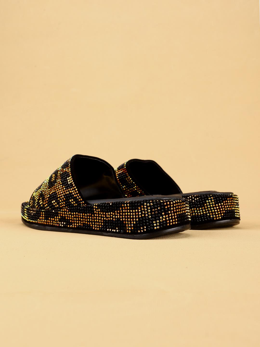 Anatomik Destekli Ortopedik Kadın Siyah Terlik