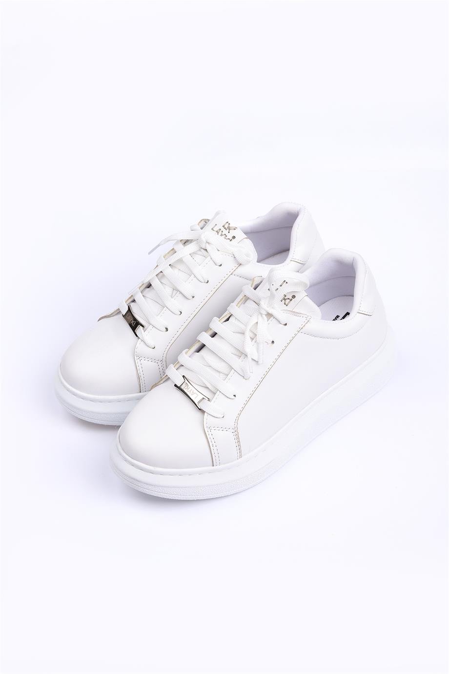 Lovely Beyaz Renkli Kadın Spor Ayakkabı