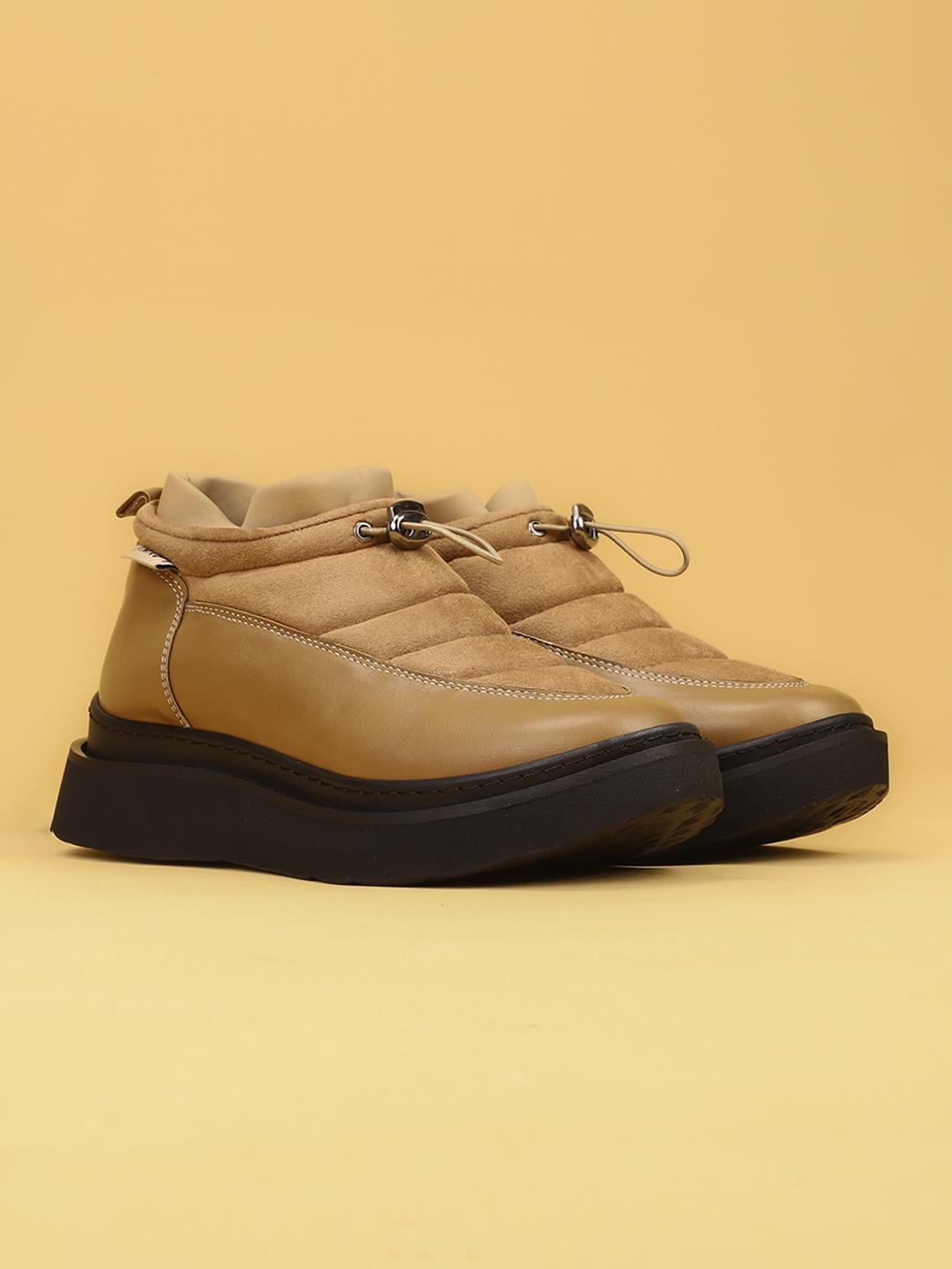 LUXOR Kadın Dolgulu Kışlık Vizon Sneaker Bot