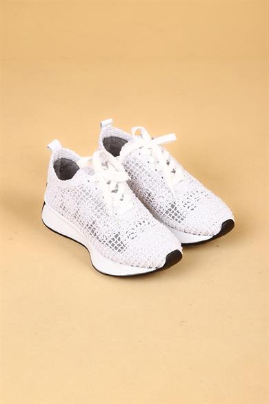Zeal Beyaz Renkli Kadın Yazlık Sneaker