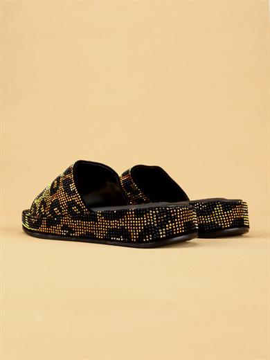 Anatomik Destekli Ortopedik Kadın Siyah Terlik