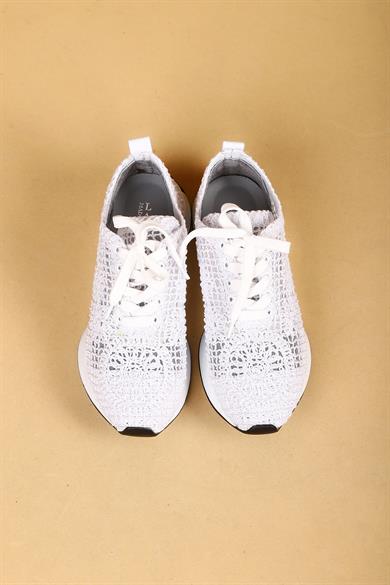 Zeal Beyaz Renkli Kadın Yazlık Sneaker