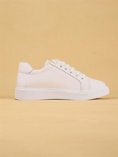 ATTY Rahat Tabanlı Günlük Spor Stil Kadın Beyaz Sneaker Ayakkabı