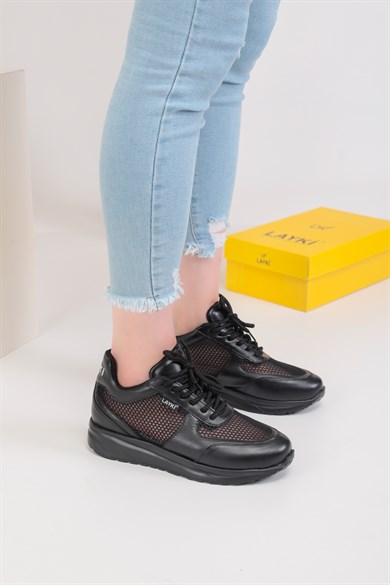 Violet Siyah Renkli Kadın Sneaker