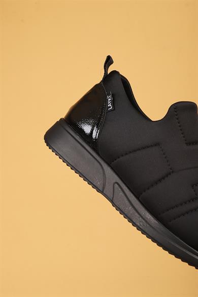 Marek Siyah Renkli Paraşüt Kumaş Kadın Spor Ayakkabı