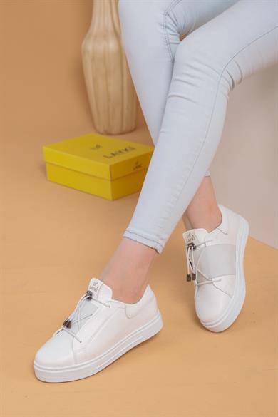Alvaro Beyaz Renkli Sneaker	