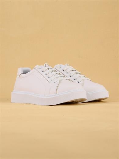 ATTY Rahat Tabanlı Günlük Spor Stil Kadın Beyaz Sneaker Ayakkabı