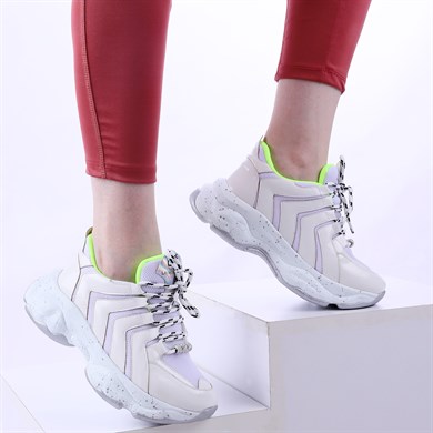 Virgie Beyaz Renkli Kadın Spor Ayakkabı