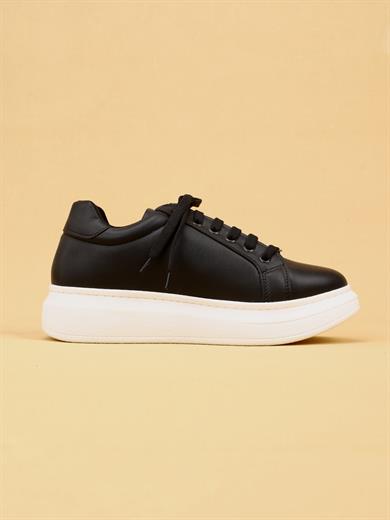 Novy Siyah Kadın Günlük Sneaker