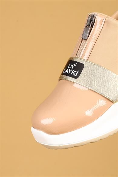 Orion Bej Renkli Ortopedik Tabanlı Spor Yürüyüş Ayakkabı