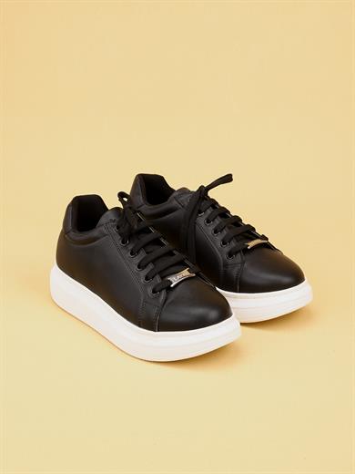 Novy Siyah Kadın Günlük Sneaker