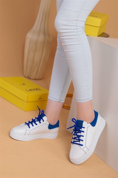 Rocc Beyaz Mavi Kadın Spor Ayakkabı