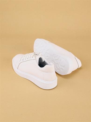 ATTY Rahat Tabanlı Günlük Spor Stil Kadın Beyaz Sneaker Ayakkabı