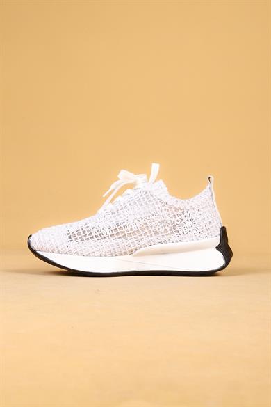 Zeal Beyaz Renkli Kadın Yazlık Sneaker