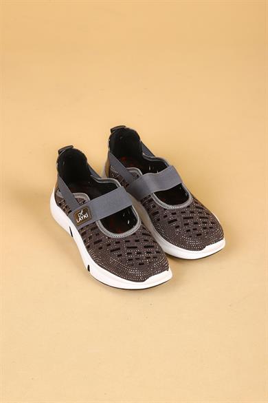 Riva Gri Renkli Yazlık Yürüyüş Ayakkabı