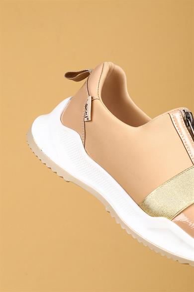 Orion Bej Renkli Ortopedik Tabanlı Spor Yürüyüş Ayakkabı