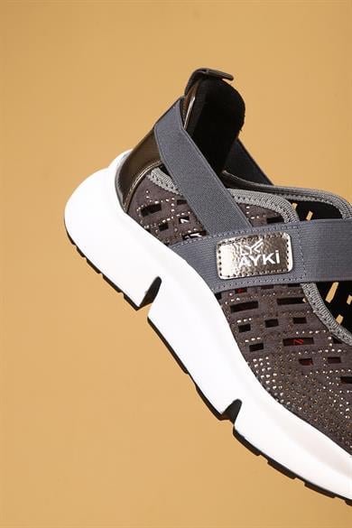 Riva Gri Renkli Yazlık Yürüyüş Ayakkabı