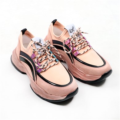 Leya Pudra Renkli Kadın Spor Ayakkabı 103023 