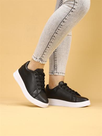 Parvon Beyaz Siyah Renkli Sneaker	