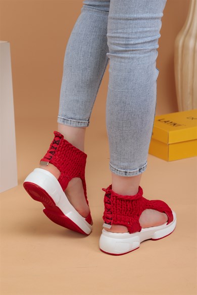 Blisse Kırmızı Renkli Kadın Sandalet
