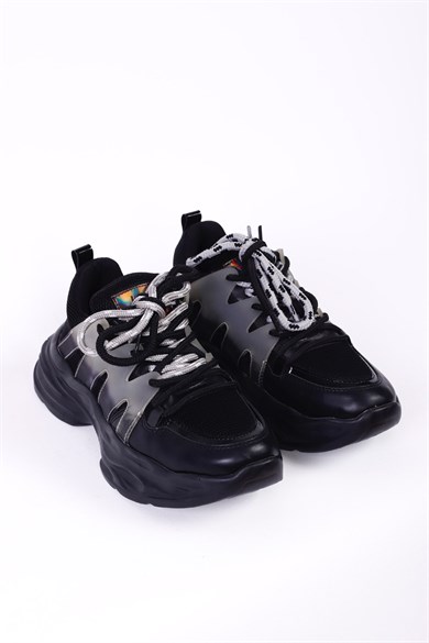 Tartaros Siyah Renkli Kadın Sneaker