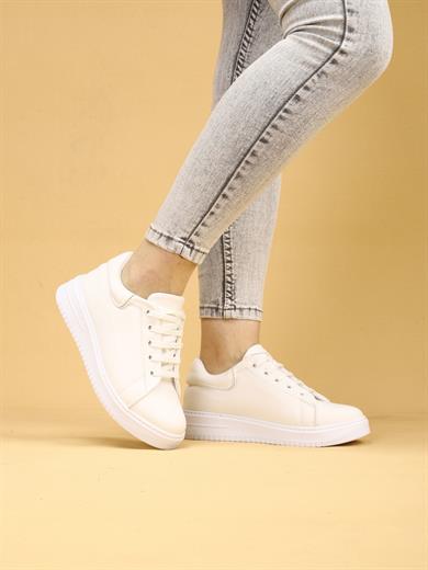 Parvon Beyaz  Renkli Sneaker	