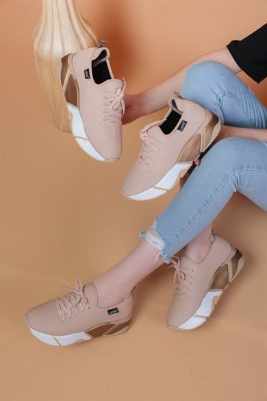 Popi Bej Renkli Bayan Spor Ayakkabı