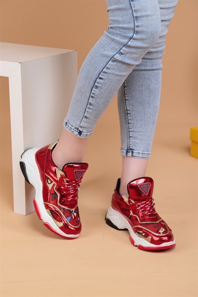 Trisha Kırmızı Renkli Kadın Spor Ayakkabı 