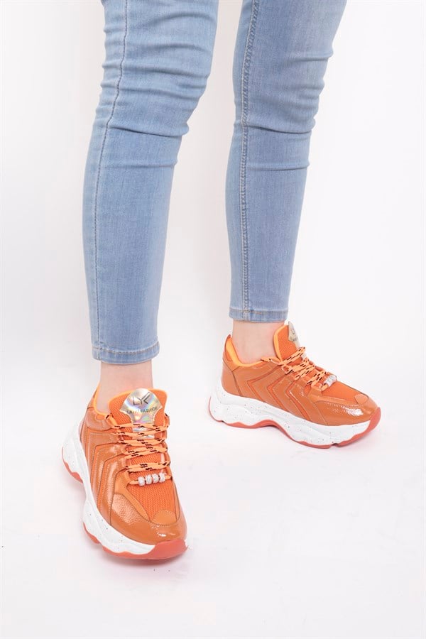 Virgie Turuncu Renkli Kadın Spor Ayakkabı