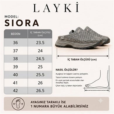 Siora Gri Renkli Taşlı Desenli Ortopedik Taban Yazlık Lüx Sandalet