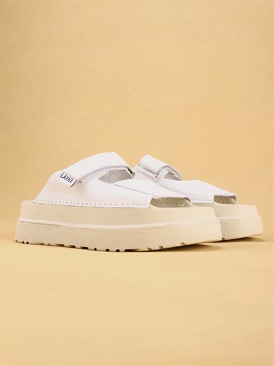 ZEYU Çift Bantlı Anatomik Taban Beyaz KadınTerlik