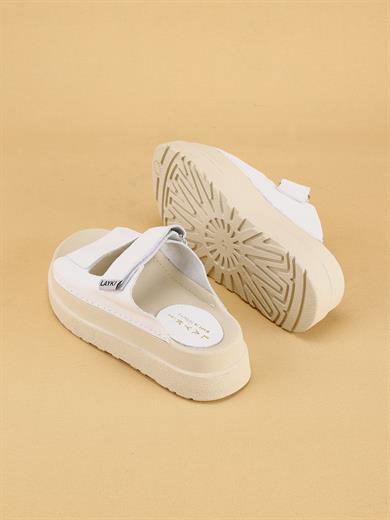 ZEYU Çift Bantlı Anatomik Taban Beyaz KadınTerlik