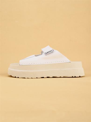 ZEYU Çift Bantlı Anatomik Taban Beyaz KadınTerlik