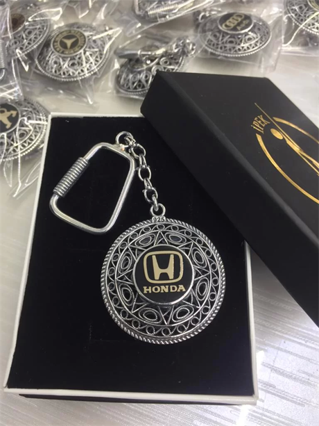 925 Ayar Gümüş Honda Anahtarlık