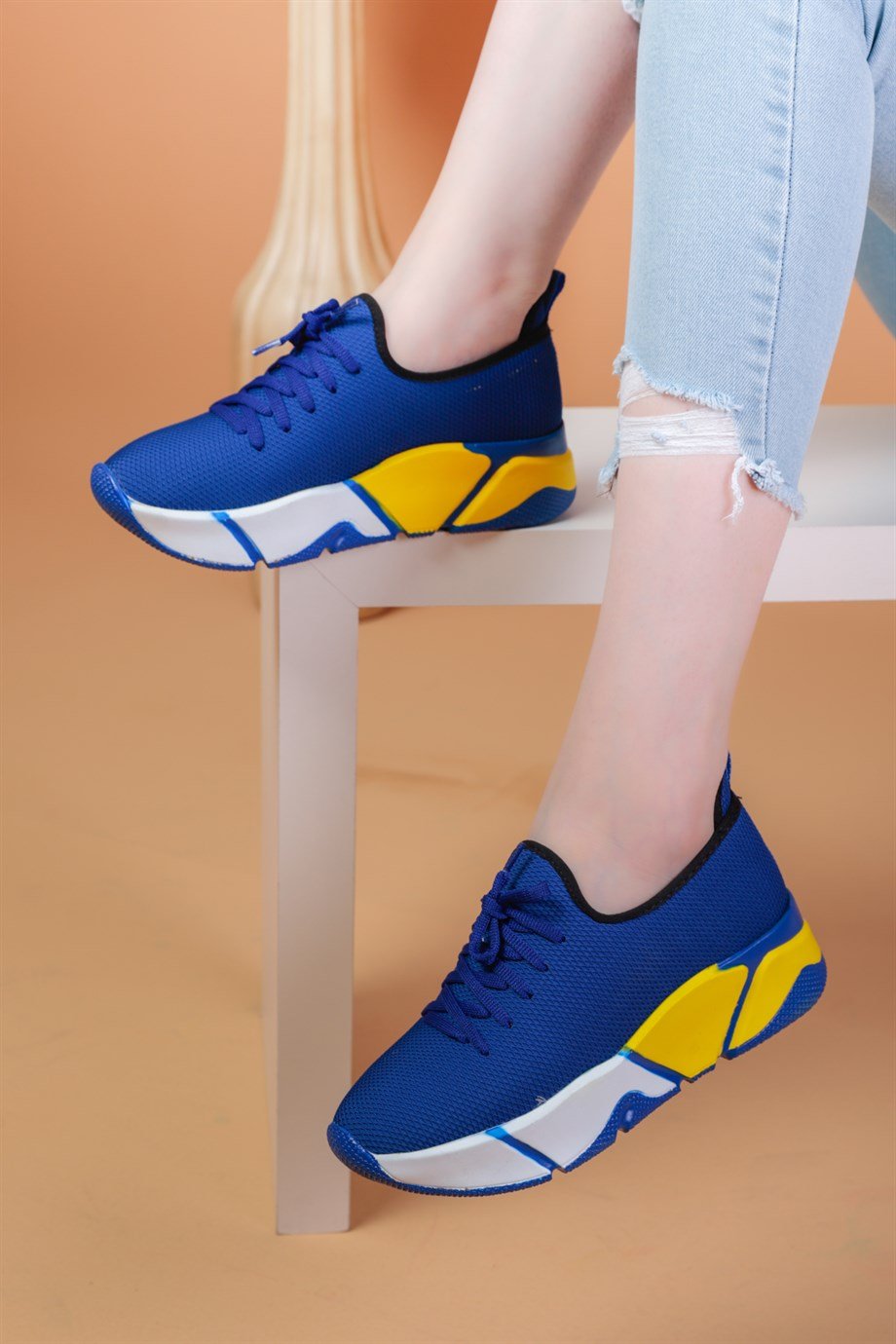 layki.com | Popi Mavi Renkli Kadın Spor Ayakkabı