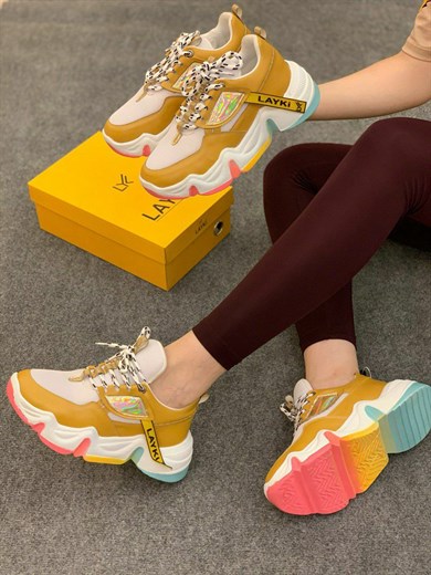 103010110000001laykiYürüyüş AyakkabısıLayki 103011 mat deri desenli bayan Spor Ayakkabı | layki.comAron Hardal Renkli Kadın Spor Ayakkabı 