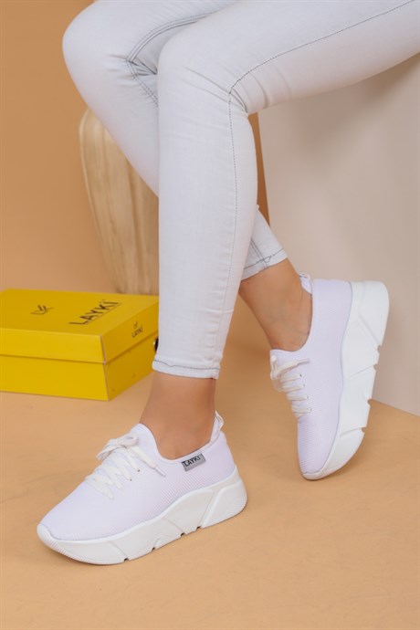 002010730000002LAYKİYürüyüş Ayakkabısılayki.com | Popi  Beyaz Renkli Kadın Spor AyakkabıPopi Beyaz Renkli Bayan Spor Ayakkabı