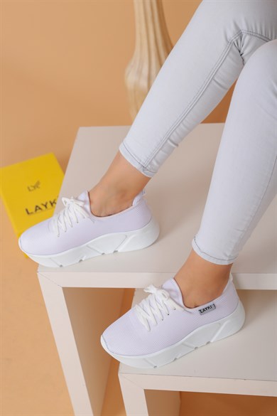 002010730000002LAYKİYürüyüş Ayakkabısılayki.com | Popi  Beyaz Renkli Kadın Spor AyakkabıPopi Beyaz Renkli Bayan Spor Ayakkabı