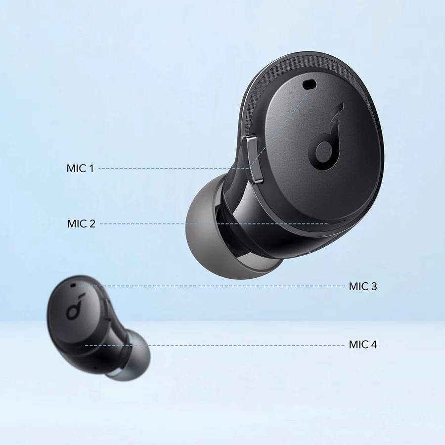 Net Aramalar için 4 Mikrofon   Gürültü azaltma özelliğine sahip dört mikrofon, arka plan gürültüsünü azaltmaya ve sesinizi yükseltmeye yardımcı olur.