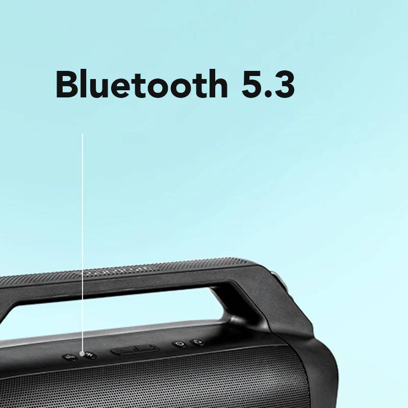 Bluetooth 5.3   En yeni ve en harika Bluetooth teknolojisine sahip, zahmetsiz bağlantı ile güçlü bağlantının keyfini çıkarın.