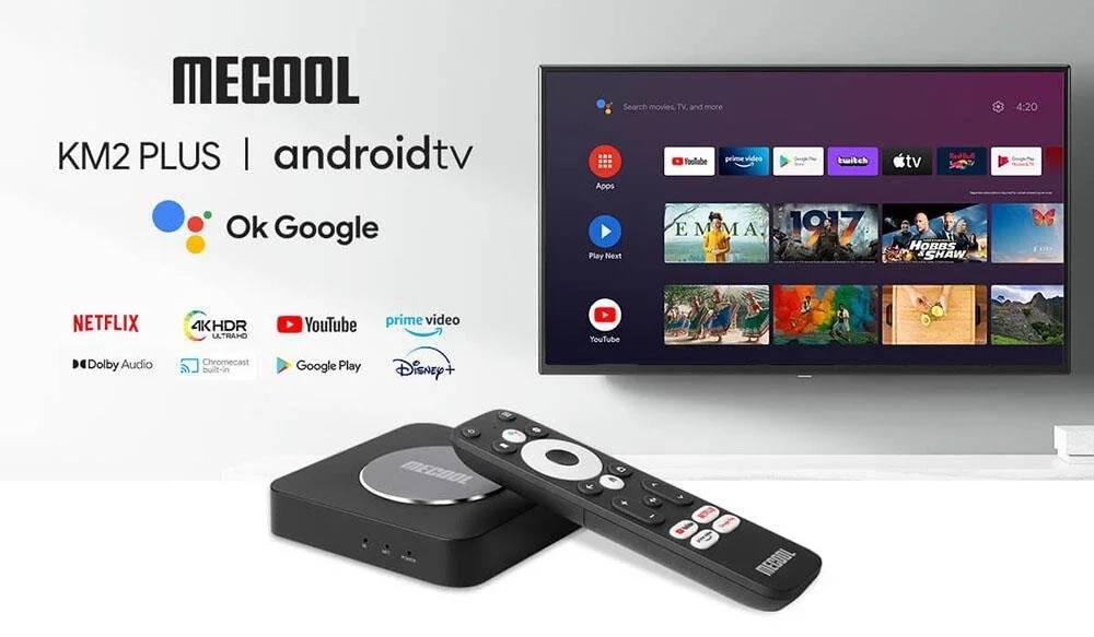 Main Features: ●Netflix certified 4K TV Box, you can enjoy high clarity Netflix films, and TV Series on your big TV Screen. ●Enjoy the latest version of Android TV 11.0, perfect for home entertainment, home theater, business use, and more. ●Endless Android TV Apps on Google Play including streaming content projects from Netflix, Prime Video, Youtube, etc. ●Built-in Google Assistant, speak into the voice remote control, and you can quickly access entertainment, get answers, and control devices around your home. ● Easily cast photos, videos, and music from your phone, tablet, or laptop to your TV with Chromecast built-in. Enjoy the big-screen entertainment. ● Supports HDR10+, HDR10, and HLG HDR processing, and enjoys an ultra-high-definition, lifelike viewing experience. ●Support regular automatic upgrades.