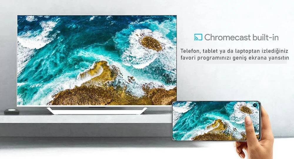 Telefonunuzdan, tabletinizden veya dizüstü bilgisayarınızdan TV'nize fotoğraf, video ve müzikleri kolayca Chromecast ile yansıtın. Büyük ekran eğlencesinin tadını çıkarın.