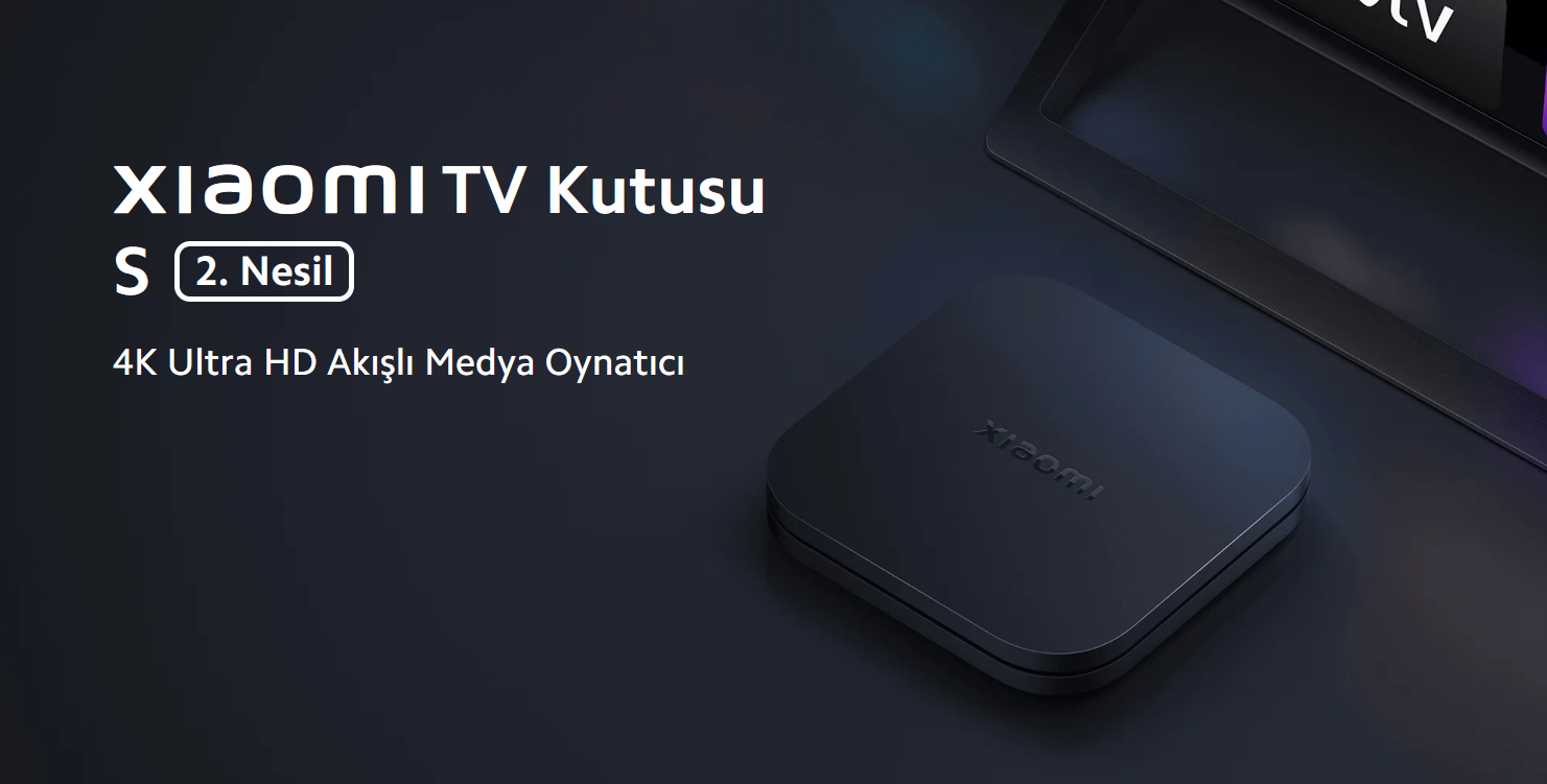 Mi tvbox s Android 4k ultra hd medya oynatıcı