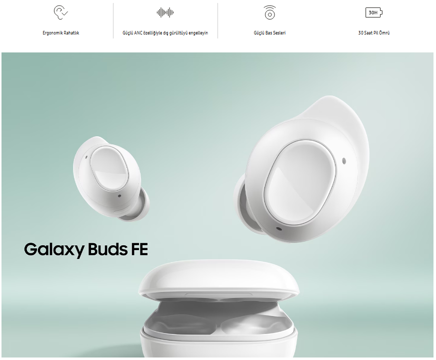 Samsung Galaxy Buds FE Kablosuz Bluetooth Kulaklık