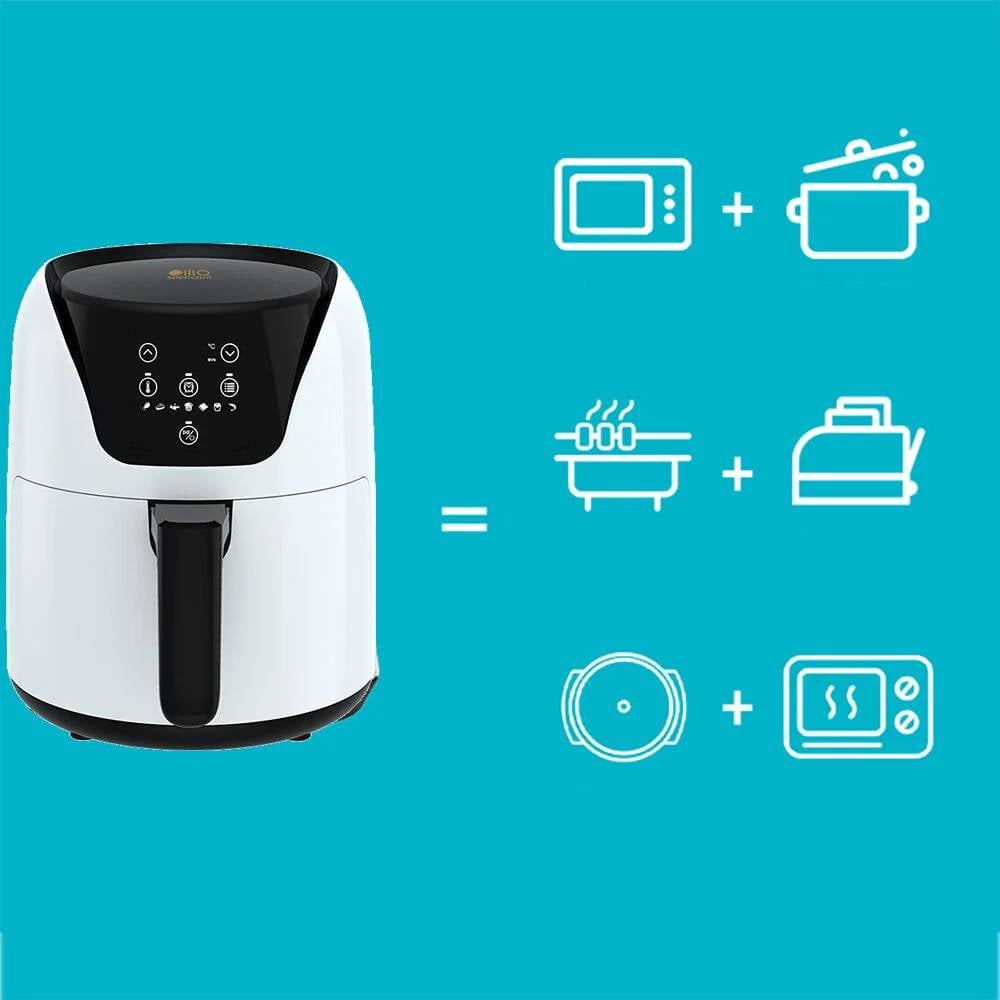 Silencare Air Fryer, sağlıklı ve hızlı pişirme deneyimi sunan bir mutfak cihazıdır.