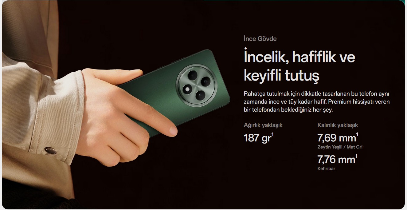 İncelik, hafiflik ve keyifli tutuş  Rahatça tutulmak için dikkatle tasarlanan bu telefon aynı zamanda ince ve tüy kadar hafif. Premium hissiyatı veren bir telefondan beklediğiniz her şey.